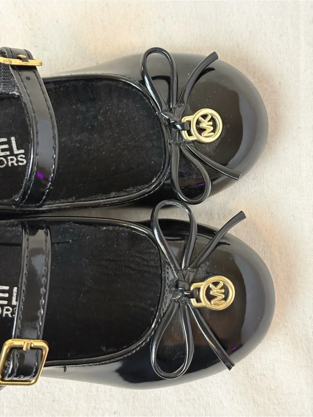 MICHAEL Michael Kors Toddler Girls' Black Patent Mary Jane size 8 Designer